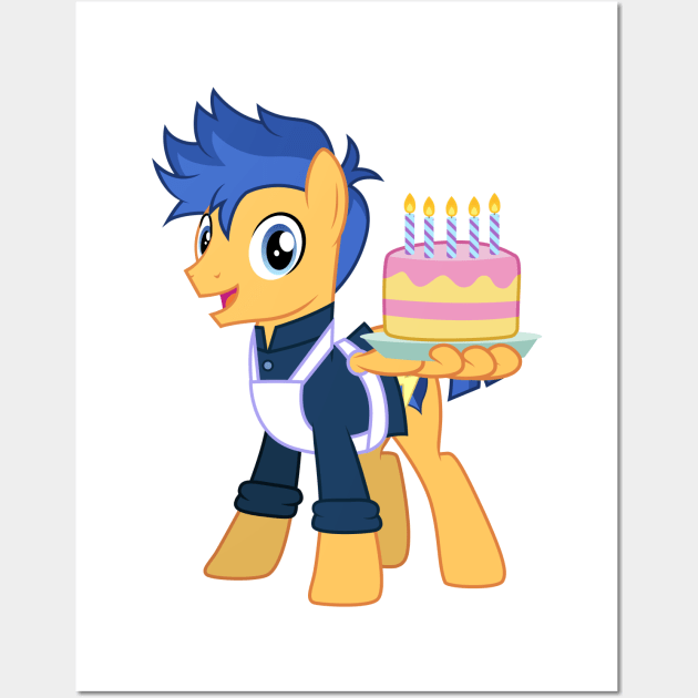 Happy Birthday from Flash Sentry Wall Art by CloudyGlow